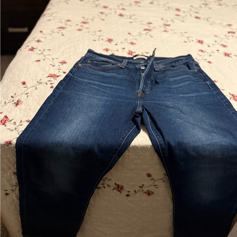 New Levi's Women's Straight Leg Jeans - Dark Blue